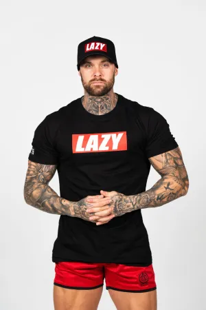 LAZY | Men's Gym T-Shirt | Black