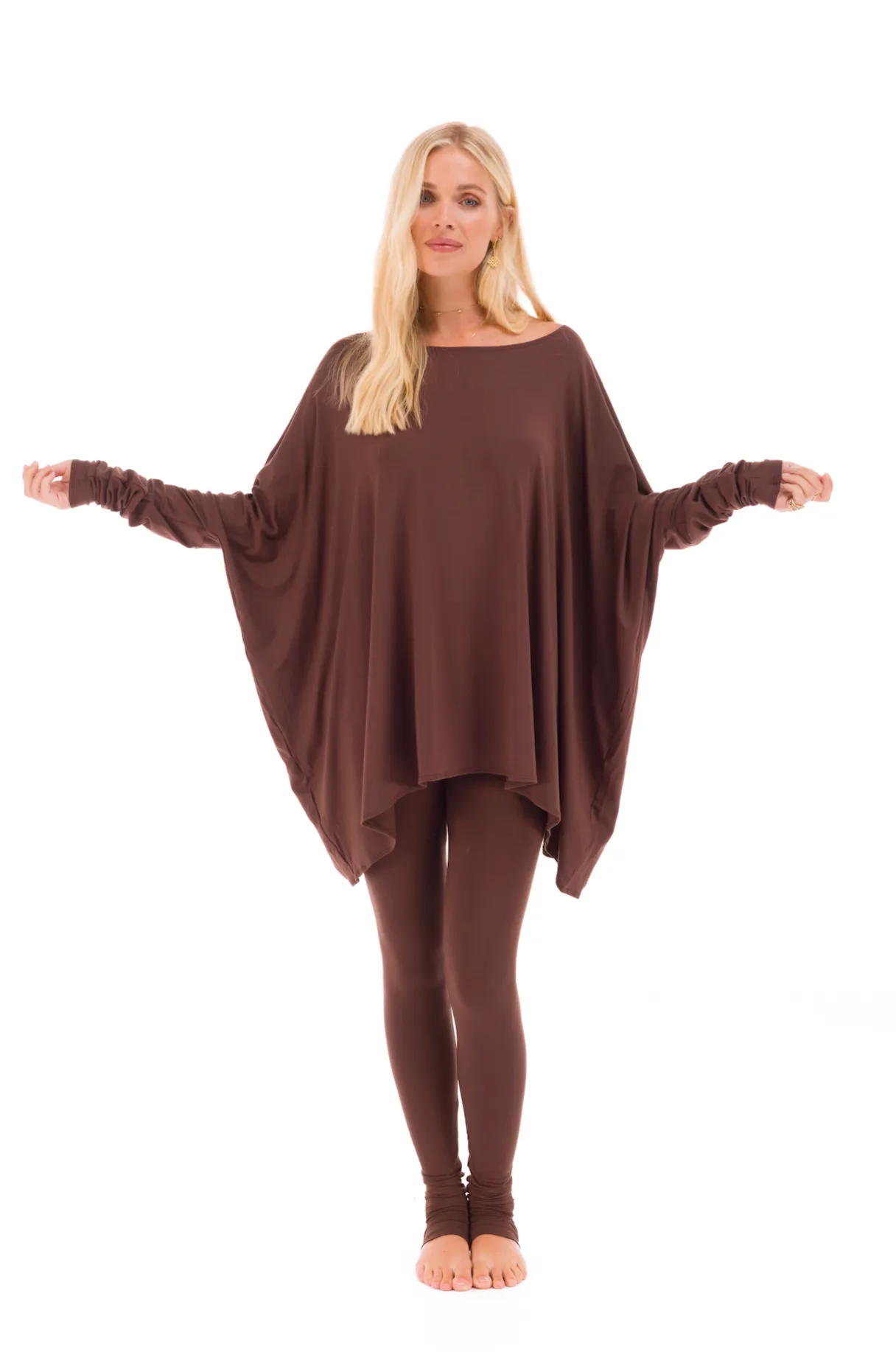 LONG LEGGINGS BROWN