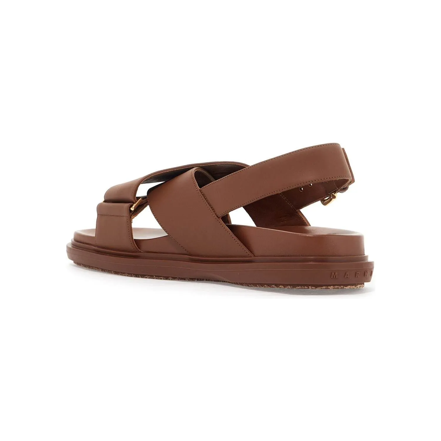 Marni fussbett leather sandals