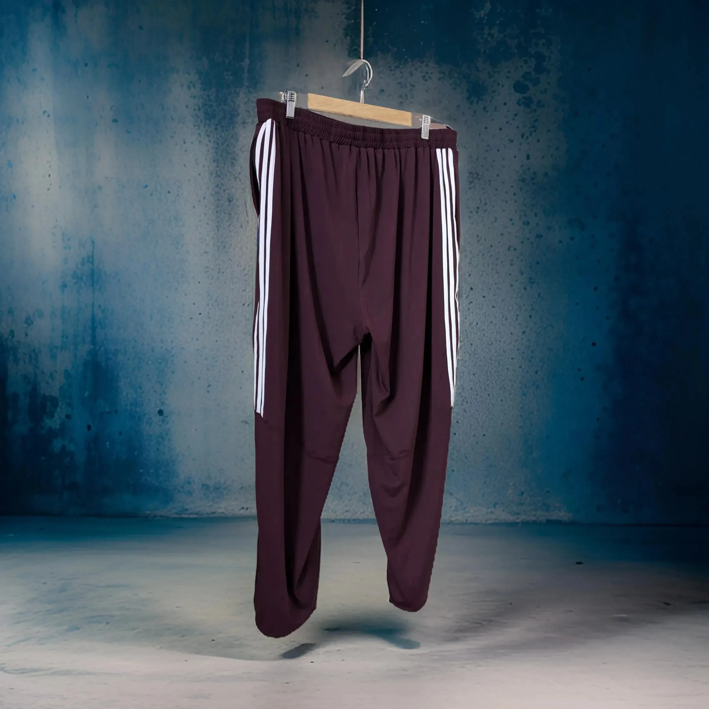 Maroon Striped Joggers/Track-pants