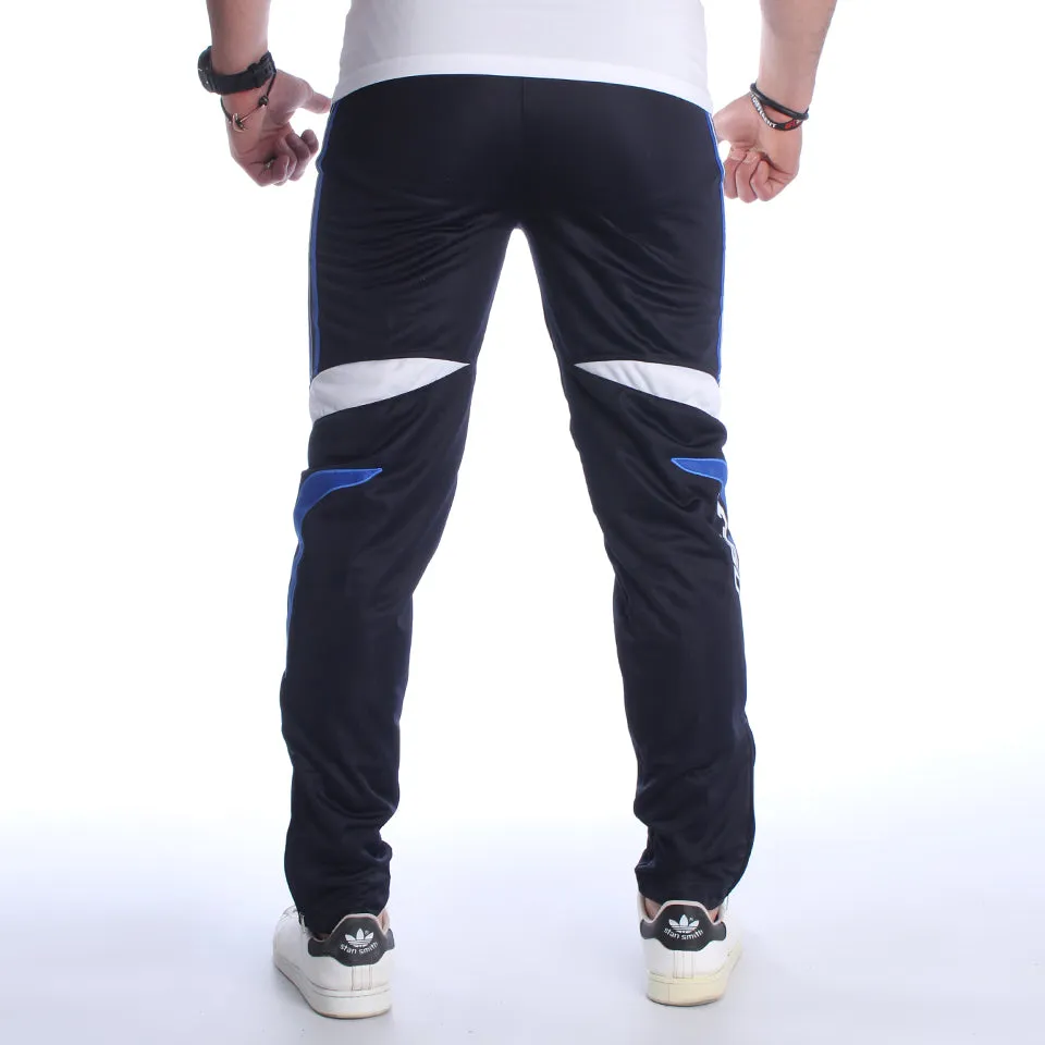 Men Black Solid Sports Track Pants -7014