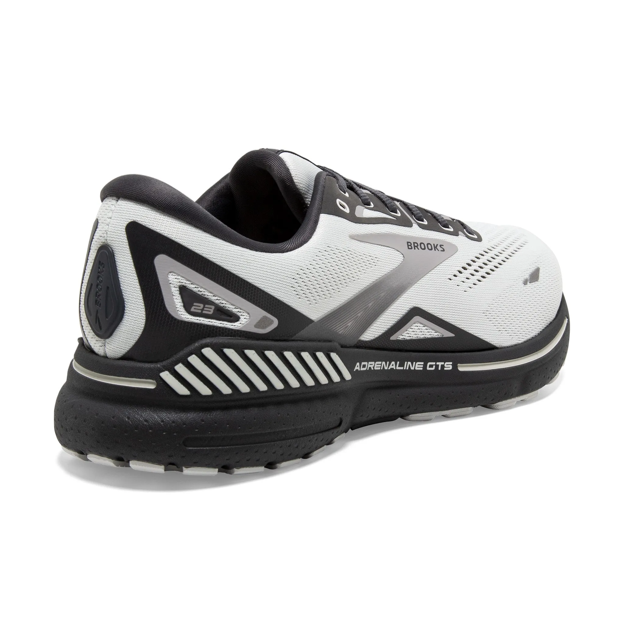 Men's Brooks Adrenaline GTS 23 Running Shoe in Oyster/Ebony/Alloy