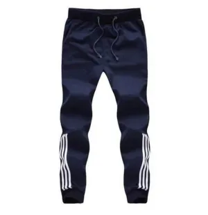 Mens Casual Striped Jogger Pants