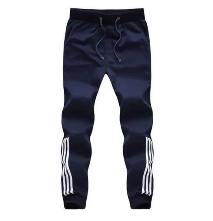 Mens Casual Striped Jogger Pants