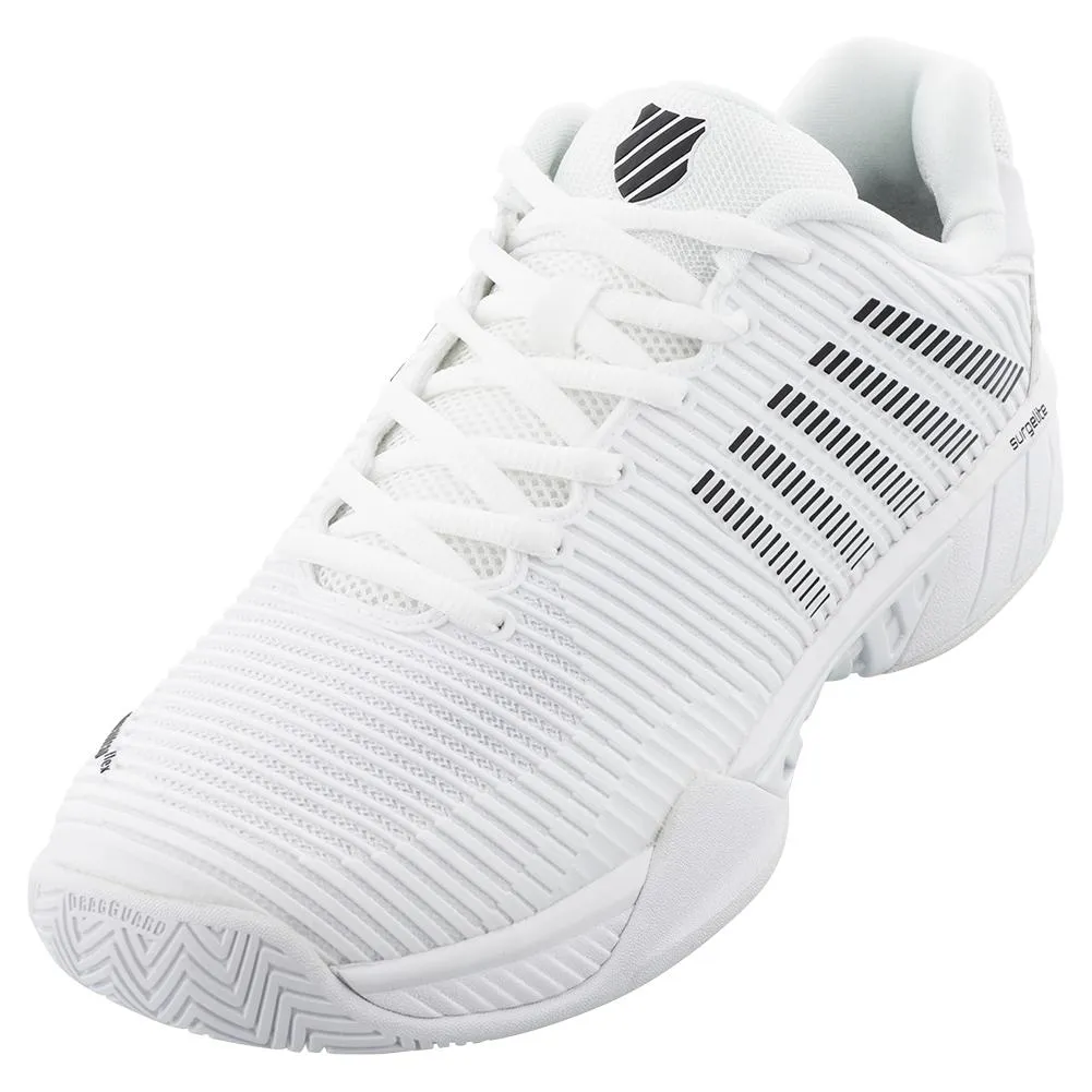 Men's Hypercourt Express 2 Clay Tennis Shoes White and Black