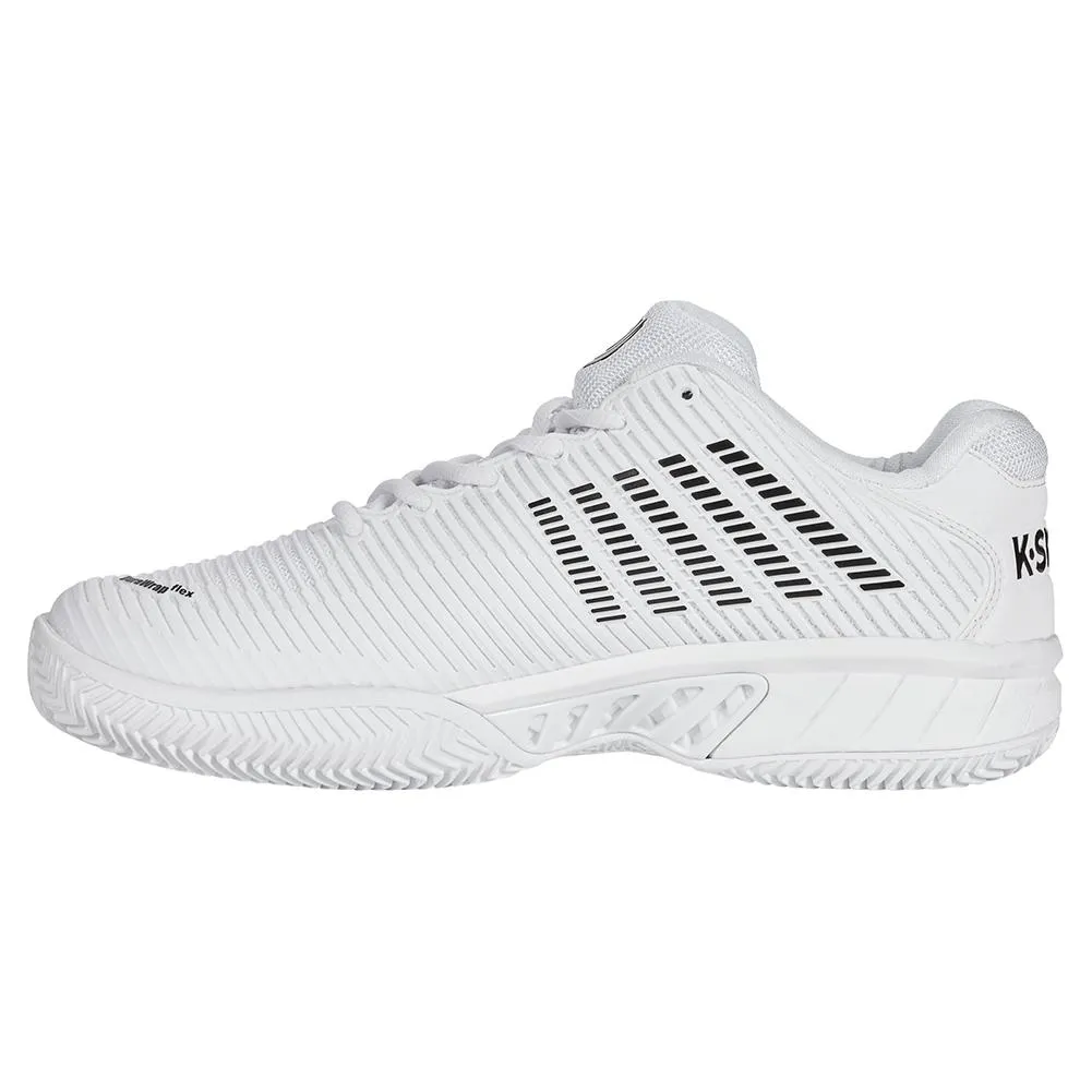 Men's Hypercourt Express 2 Clay Tennis Shoes White and Black