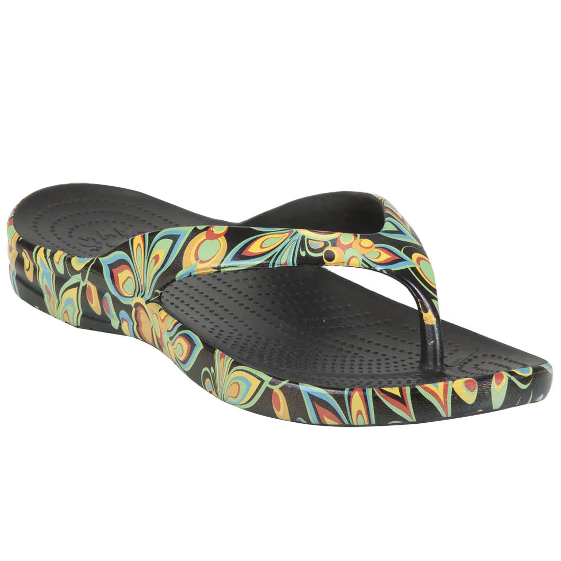 Men's Loudmouth Flip Flops - Shagadelic Black