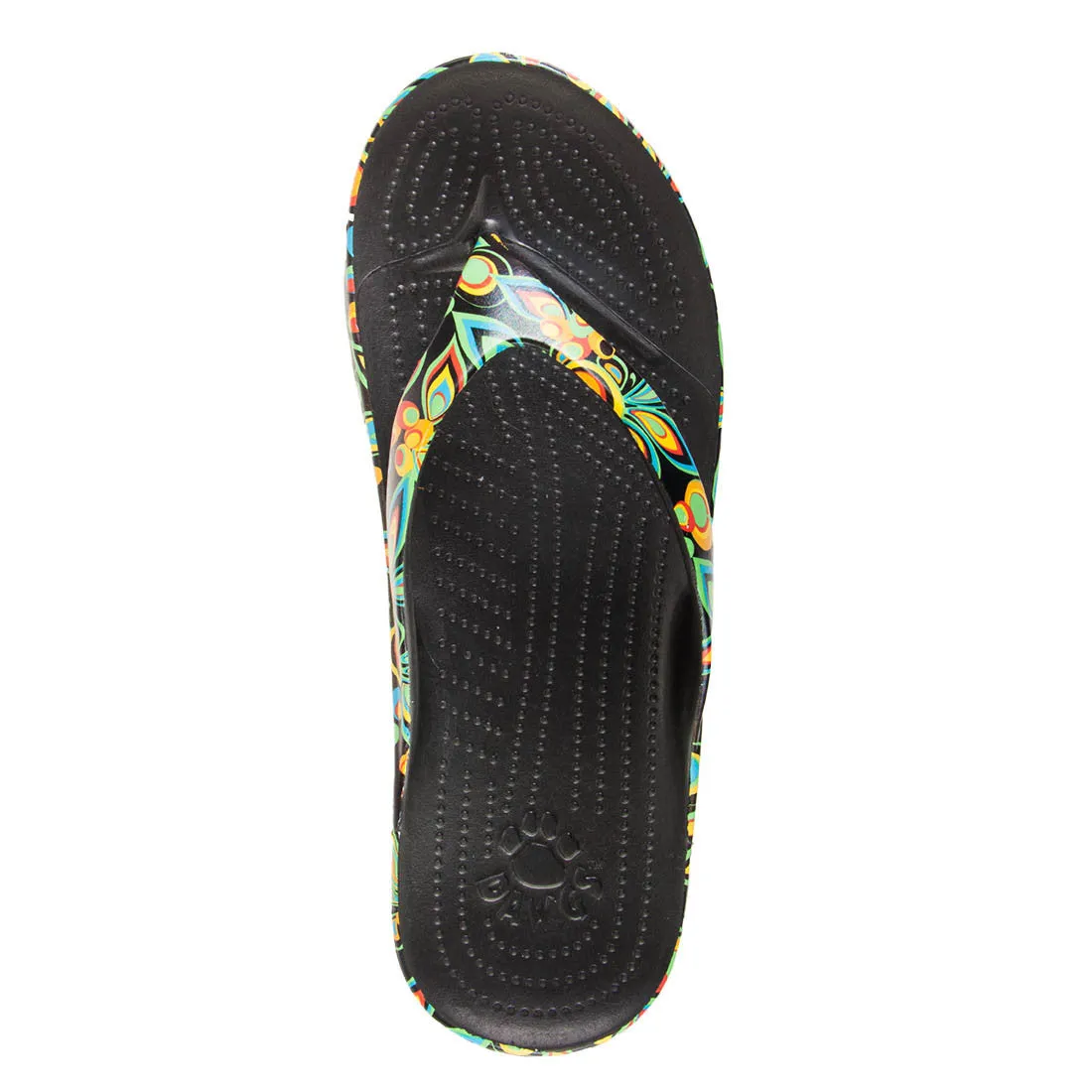 Men's Loudmouth Flip Flops - Shagadelic Black