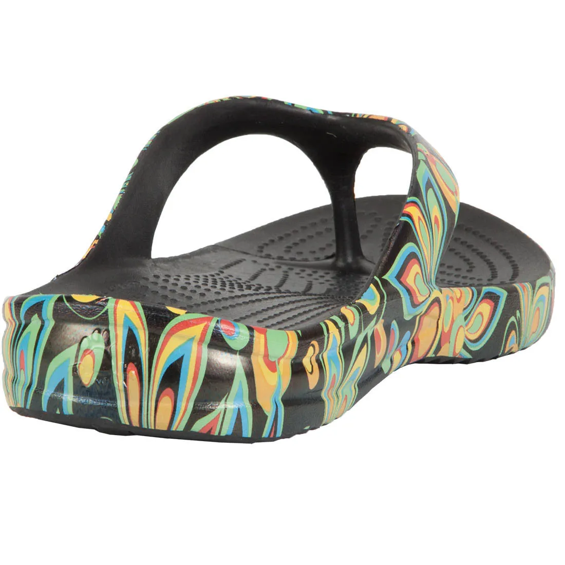 Men's Loudmouth Flip Flops - Shagadelic Black