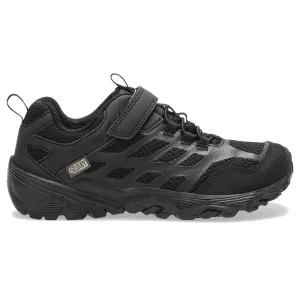 Merrell Kid's Moab FST Low Waterproof Sneaker - Black