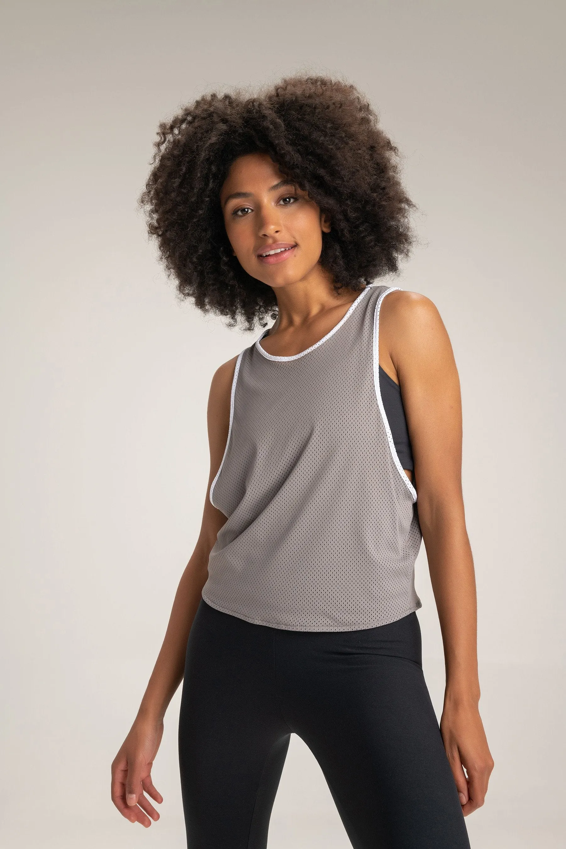 Net Reversible Cropped Tank