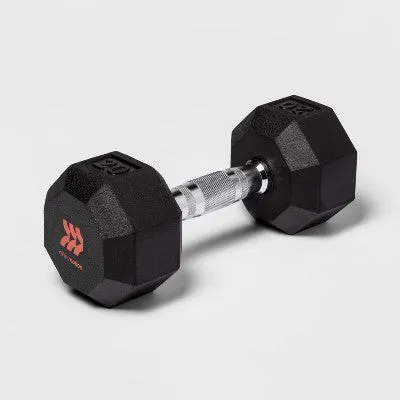 New - Hex Dumbbell 20lbs Black - All in Motion