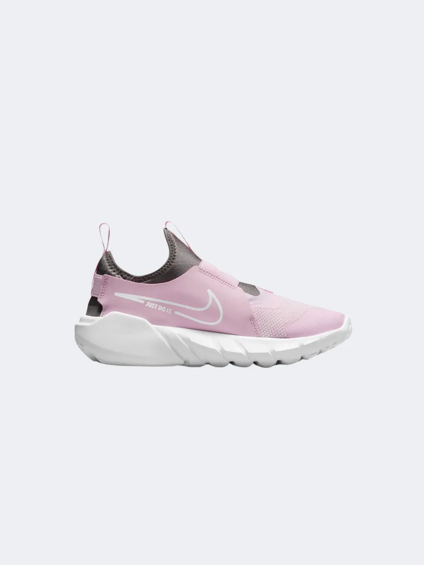 Nike Flex Runner 2 Gs-Girls Running Shoes Pink/Pewter/White