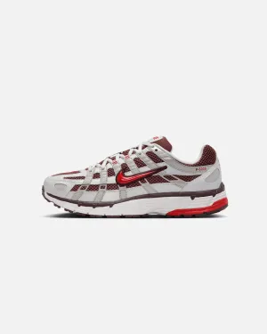 Nike Women's P-6000 Metallic Summit White/Fire Red