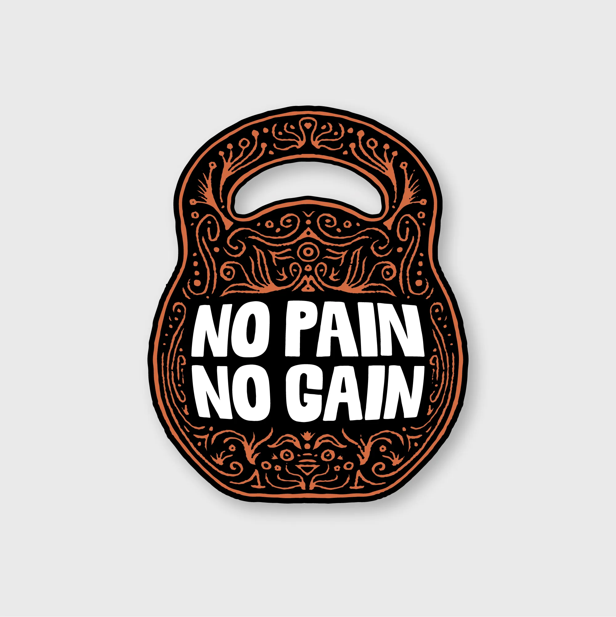 No Pain No Gain Sticker