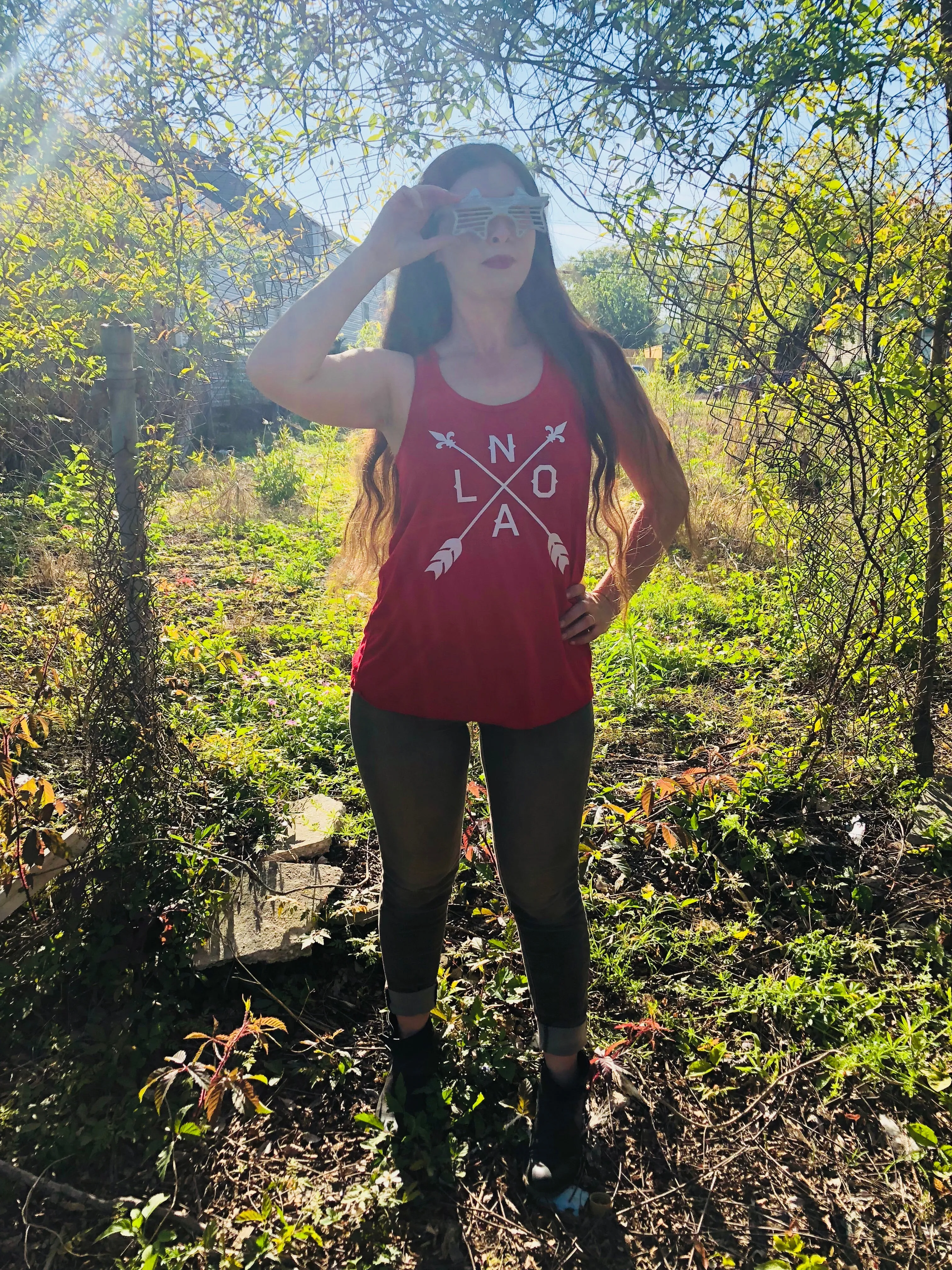 NOLA Arrow, Womens Flowy Tank