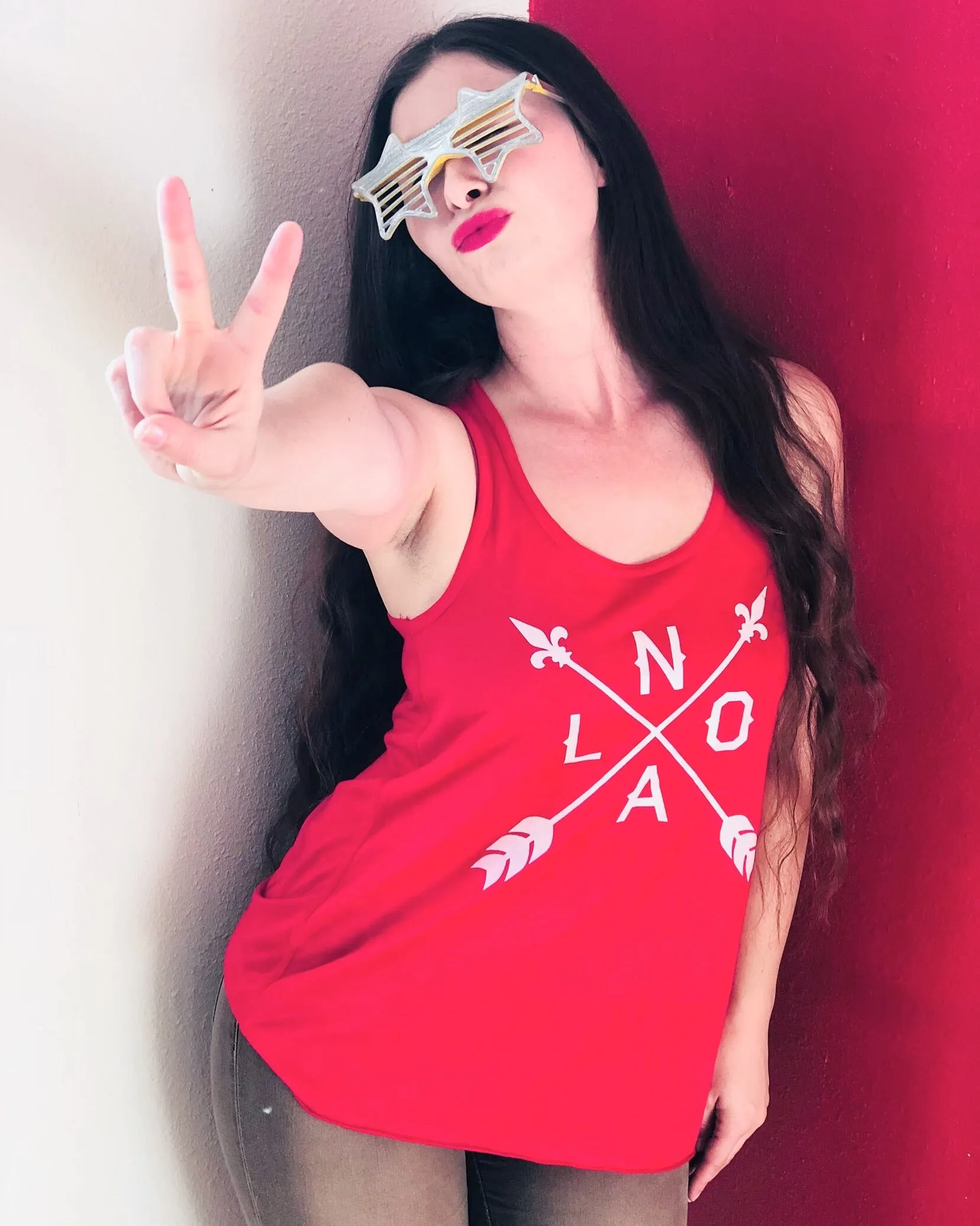 NOLA Arrow, Womens Flowy Tank