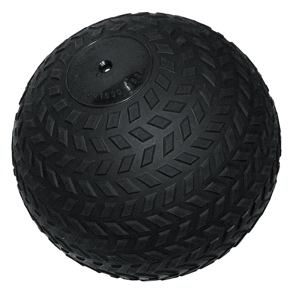 Non-Bounce 20kg Tyre Slam Ball, Textured Grip, Black