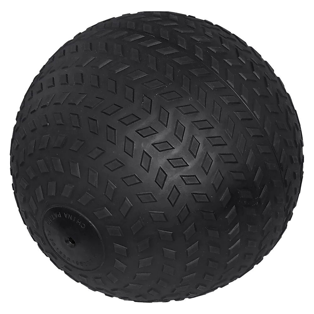 Non-Bounce 20kg Tyre Slam Ball, Textured Grip, Black