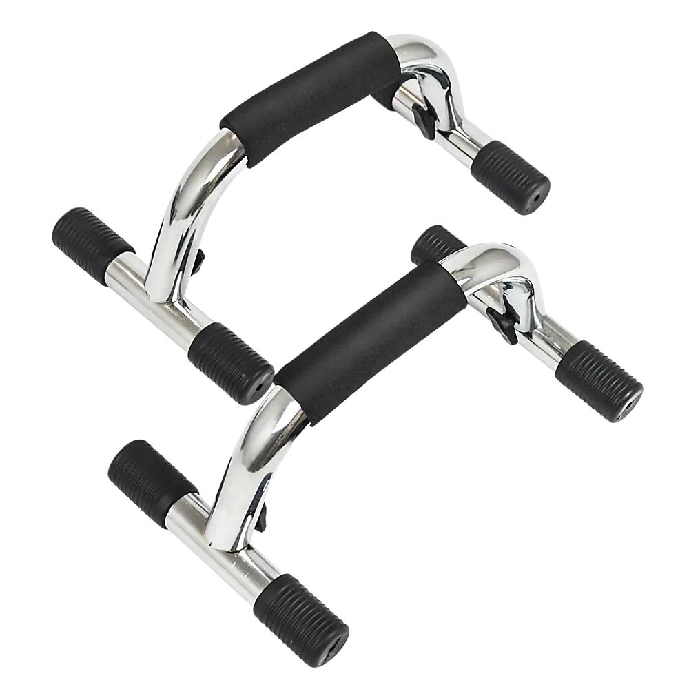 Non-Slip Steel Push Up Bar Stand Set with Foam Handles