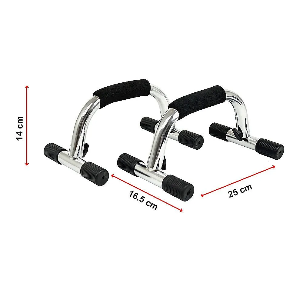 Non-Slip Steel Push Up Bar Stand Set with Foam Handles