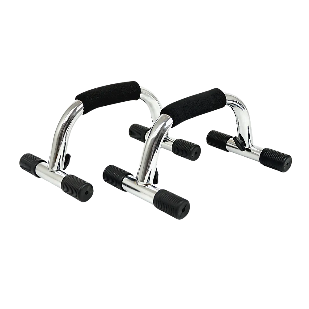 Non-Slip Steel Push Up Bar Stand Set with Foam Handles