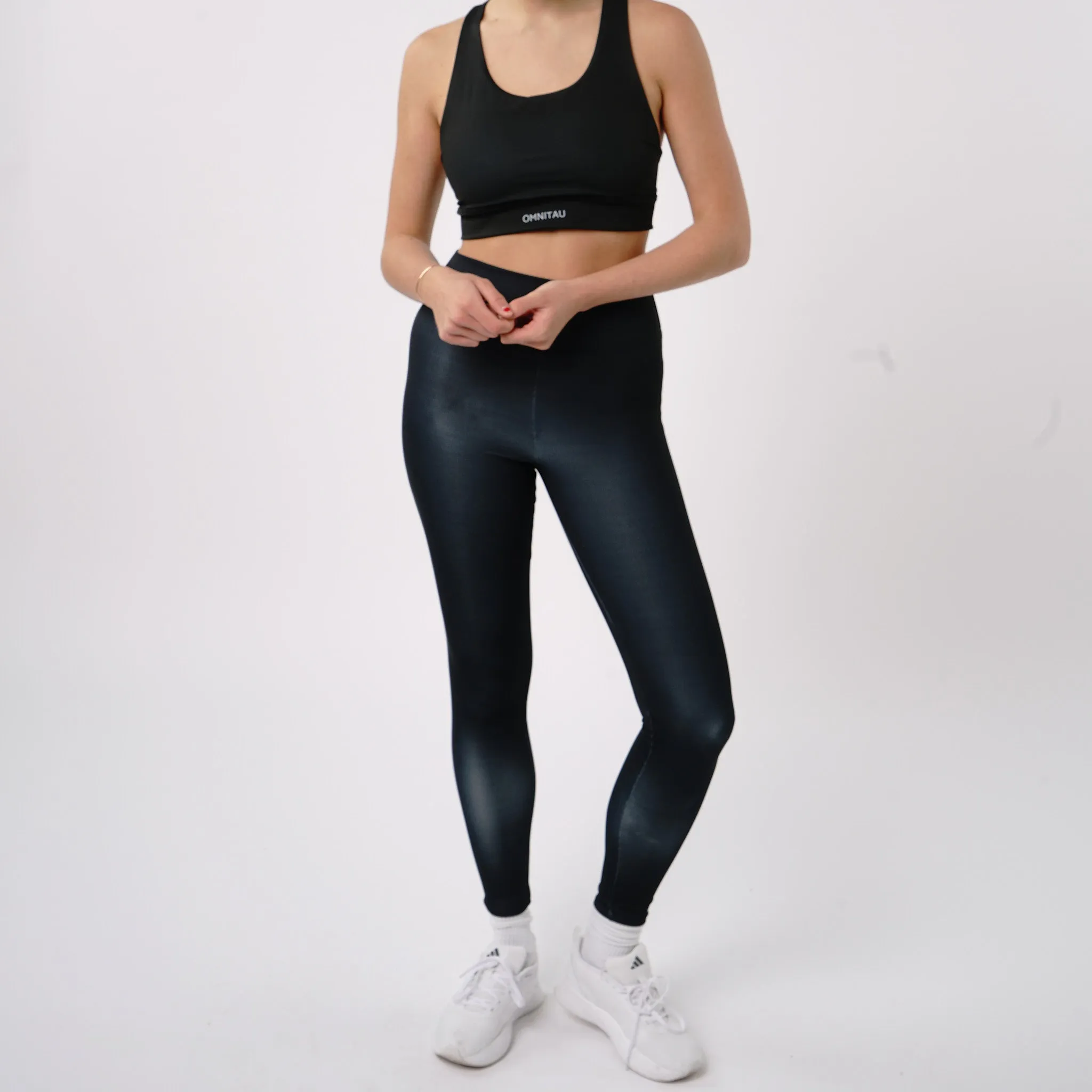 Omnitau Women's Inspire Performance High Waisted 27 Inch Leggings - Black