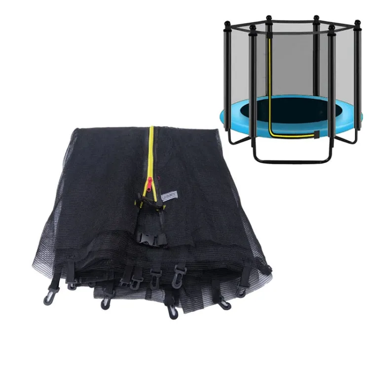 Outdoor Trampoline Protective Safety Net Sports Anti-fall Jump Pad,Size: Diameter 1.2m -6 Poles