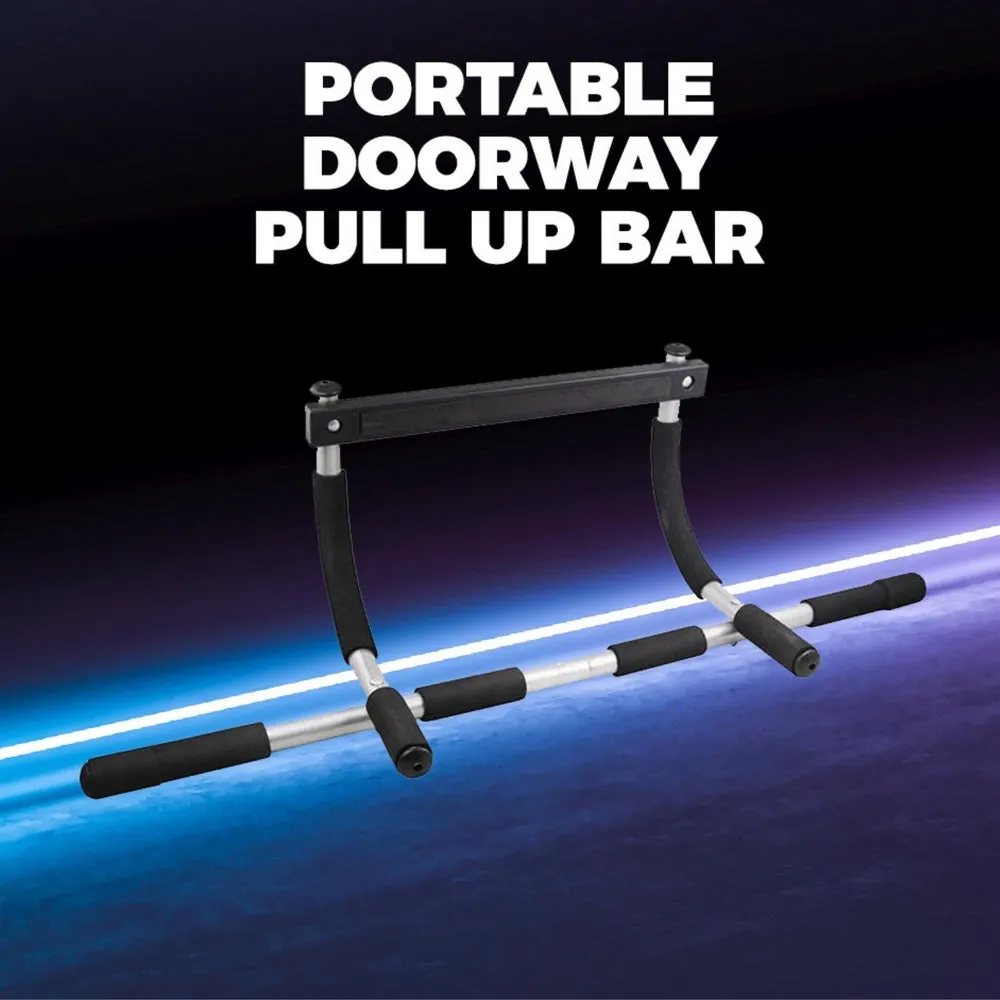 Portable Heavy Duty Doorway Pull Up Bar with Non-Slip Grips