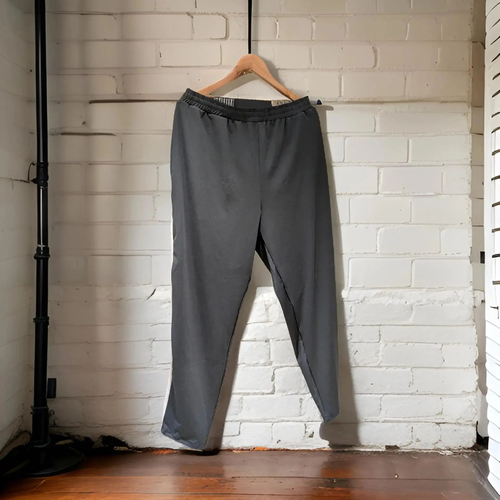 Premium Dark Grey Full Striped Track Pants/Lower from XXL to 12XL