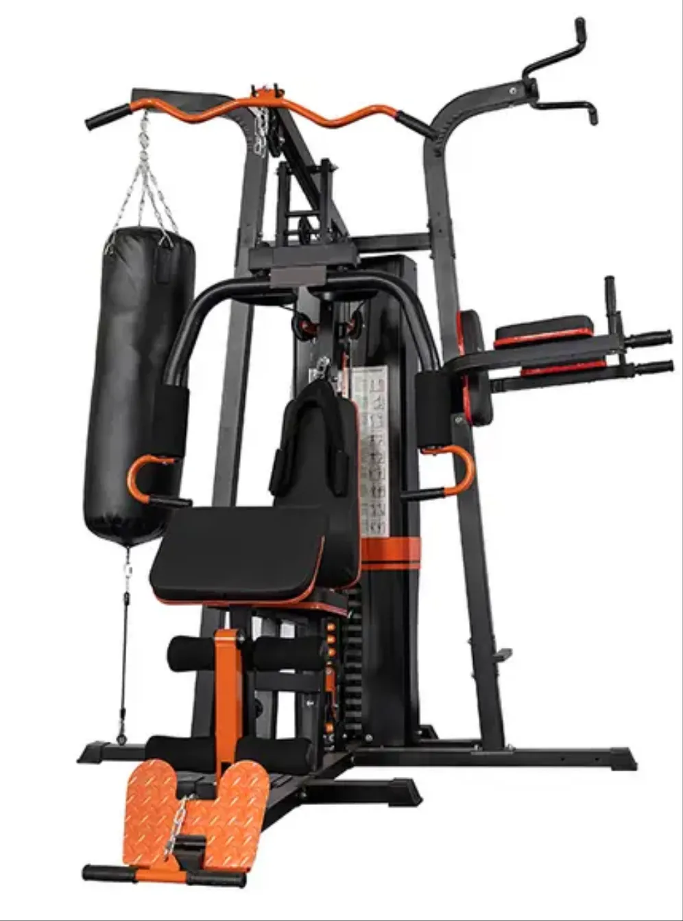 Pro Three Station Multi-Gym with Punching Bag