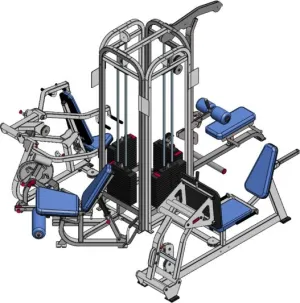 Promaxima P-235-2 4 Stack Multi-Gym