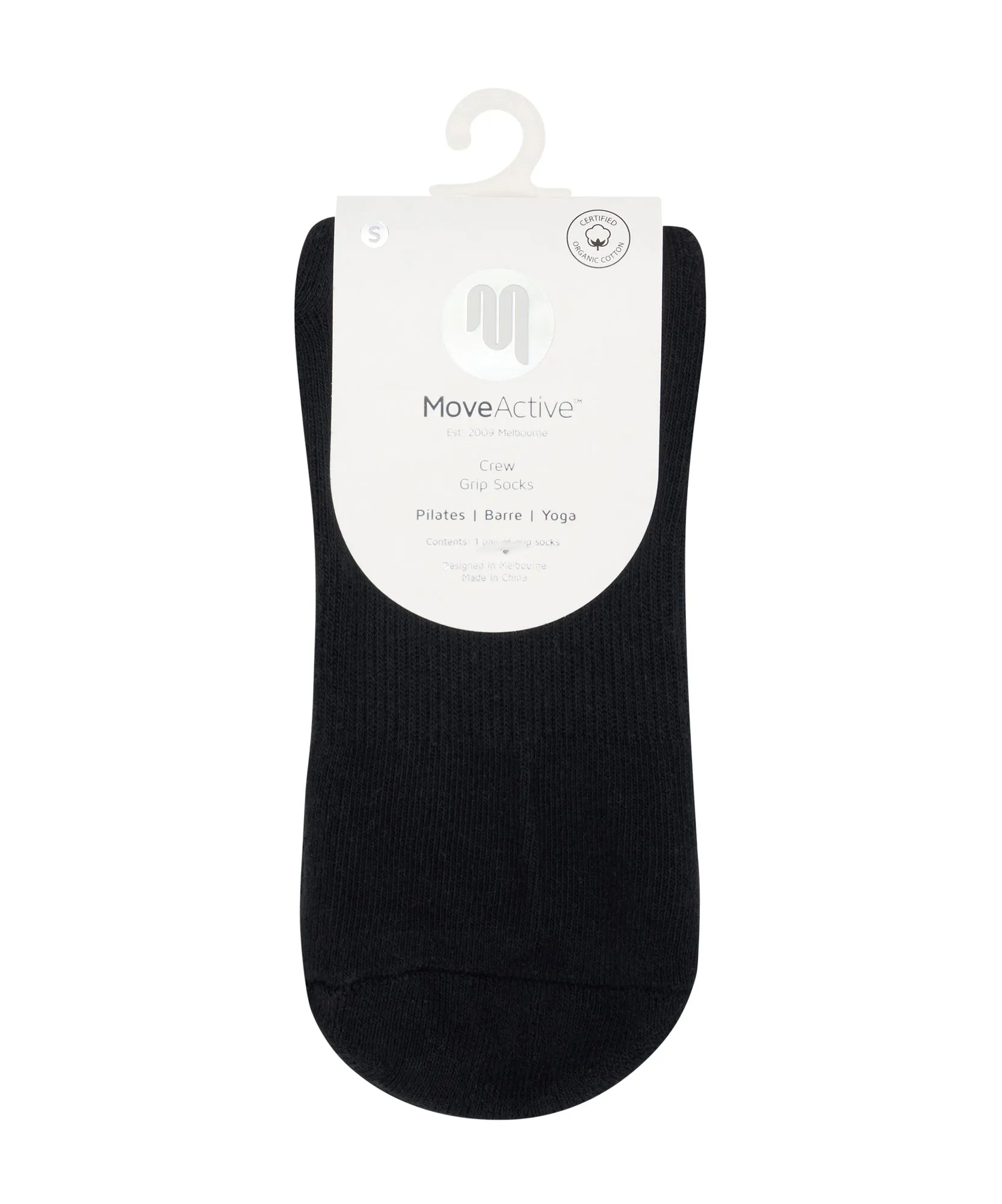 Quarter Crew Non Slip Grip Socks - Pumpkin