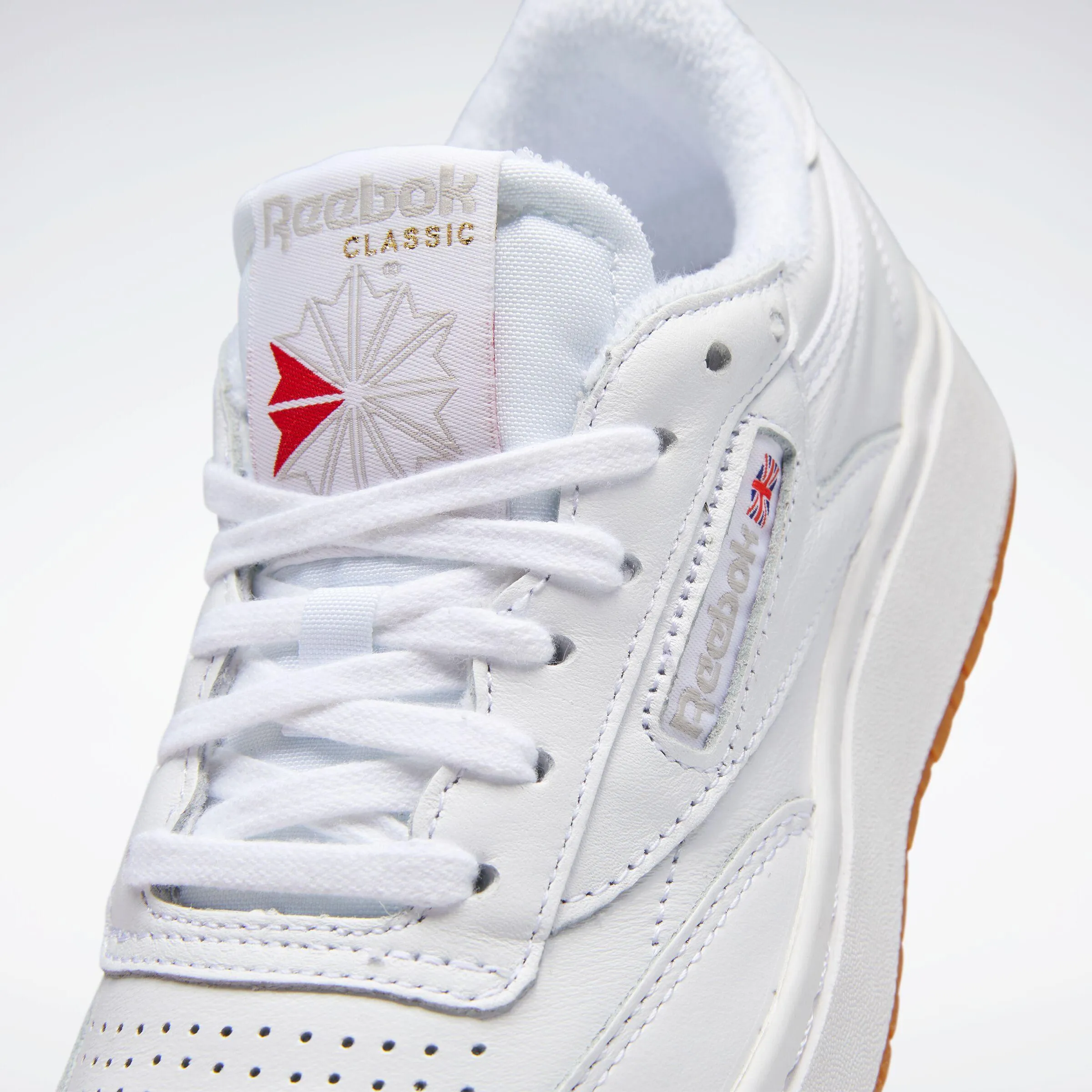 Reebok Footwear Women Club C Double Shoes WHT/REEBOK RUB GUM-07/WHT