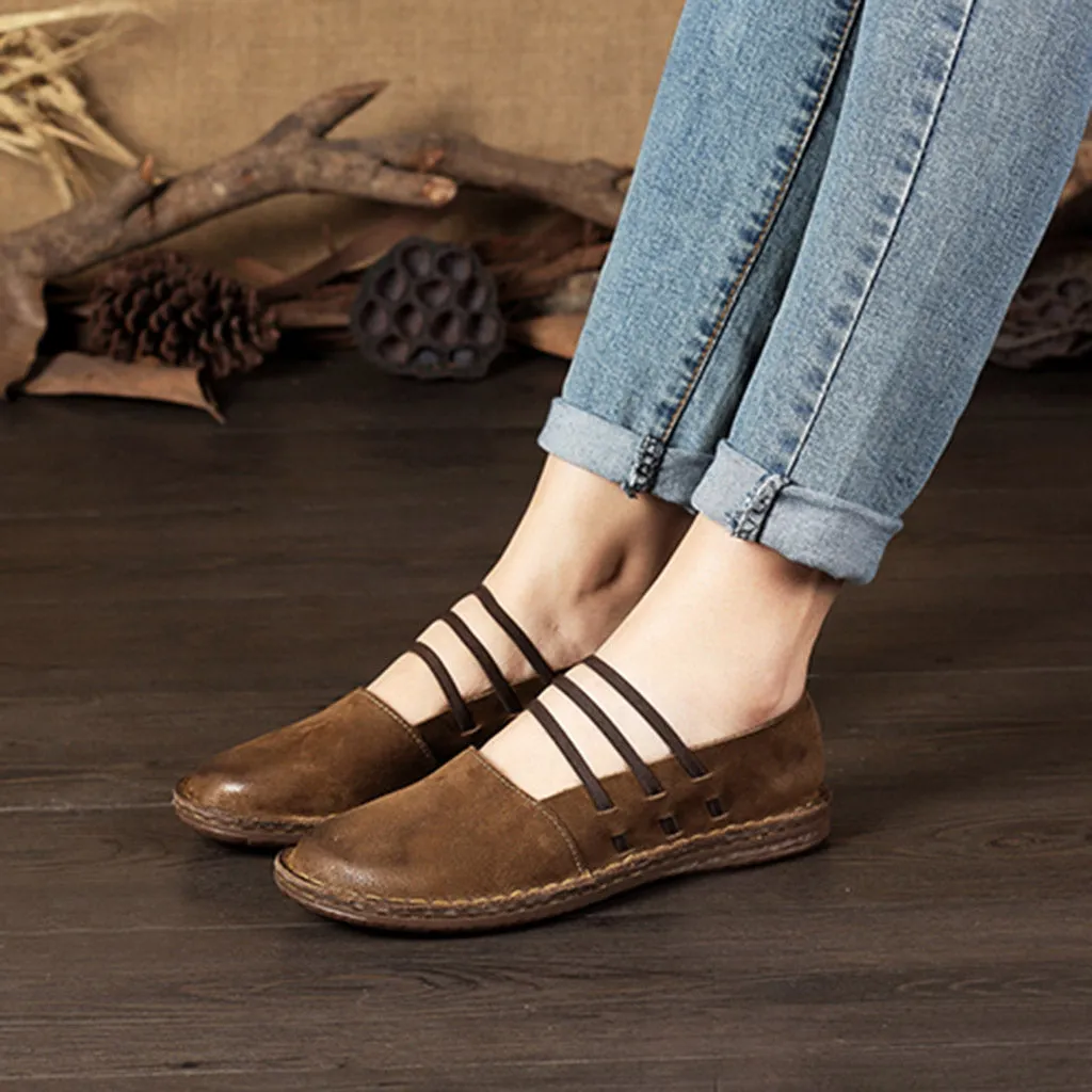 Retro Comfortable Soft Women Flats | Gift Shoes