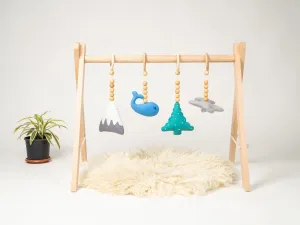 Rocking Potato Baby Activity Gym- Terrain theme Dolphin