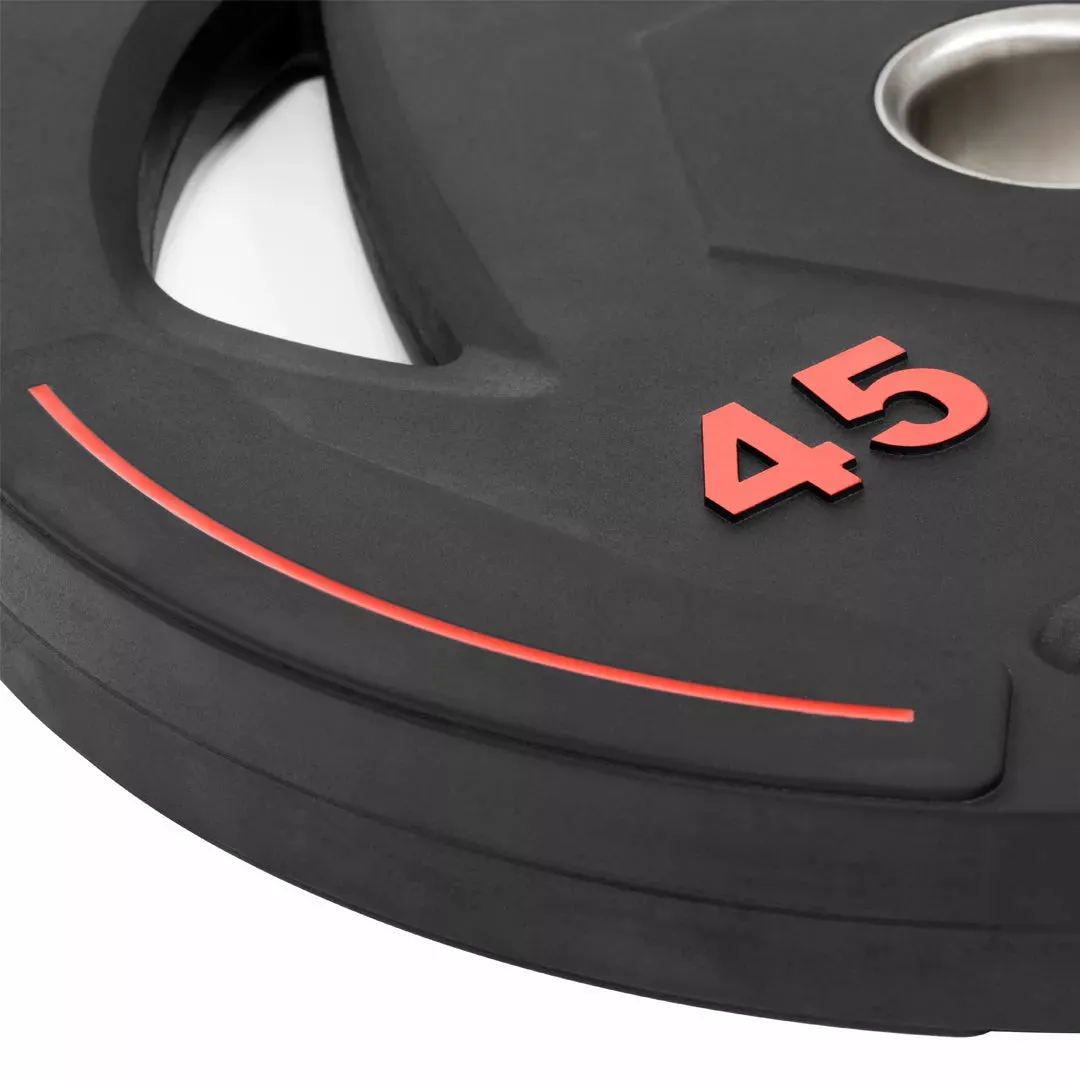 Rubber Coated Weight Plates & Sets (LB)