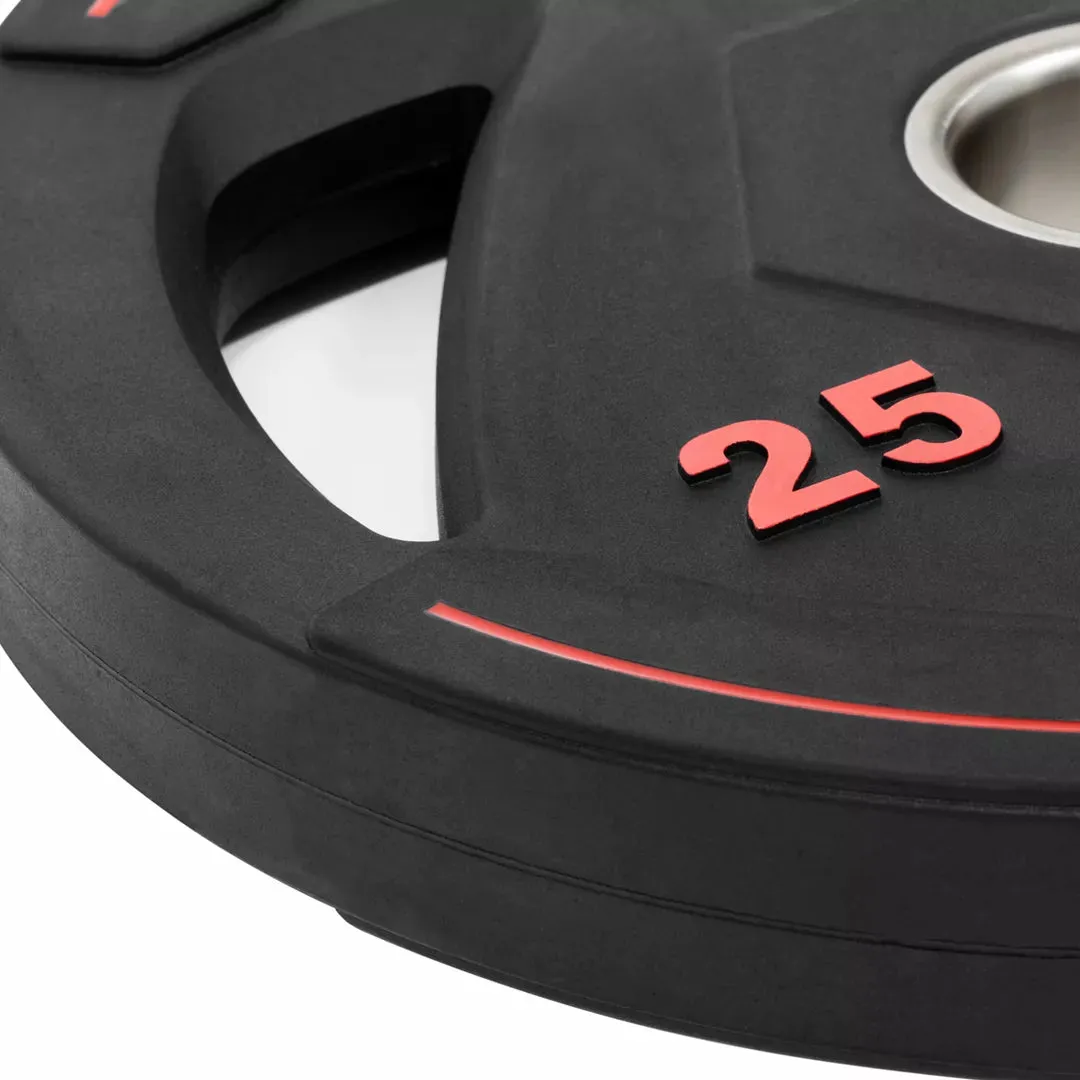 Rubber Coated Weight Plates & Sets (LB)