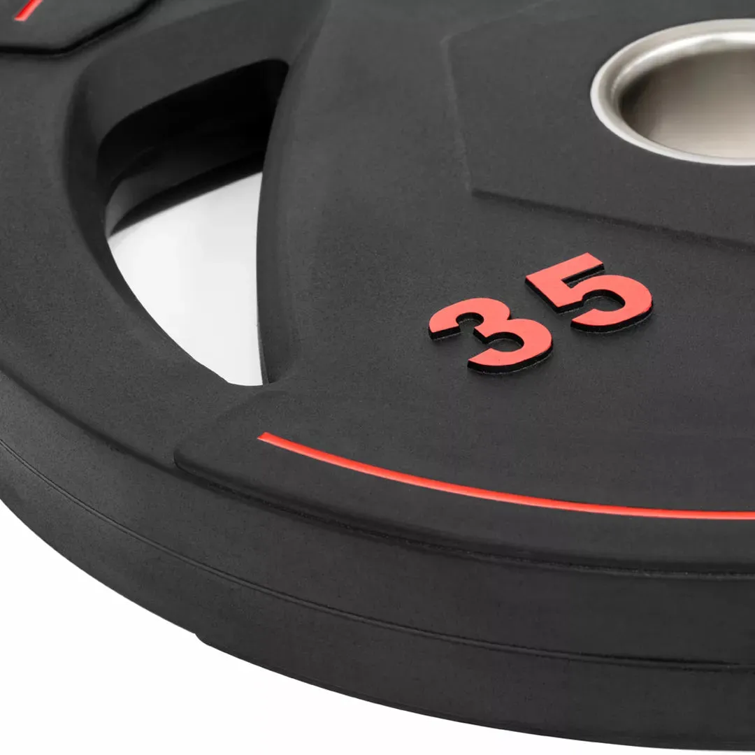 Rubber Coated Weight Plates & Sets (LB)