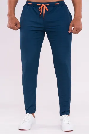 RUDESTYLE POWER TRAINING TRACK PANTS- Teal Blue