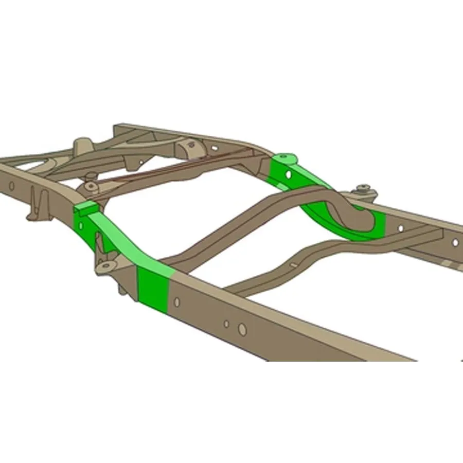 Rust Buster Mid Rear Frame Section - Passenger Side | 2006-2000 Toyota Tundra