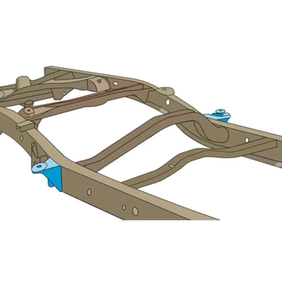 Rust Buster Rear Body Frame Mount - Passenger Side | 2006-2000 Toyota Tundra