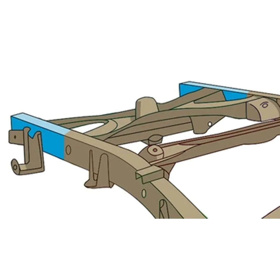 Rust Buster Rear Frame Rail - Passenger Side | 2006-2000 Toyota Tundra