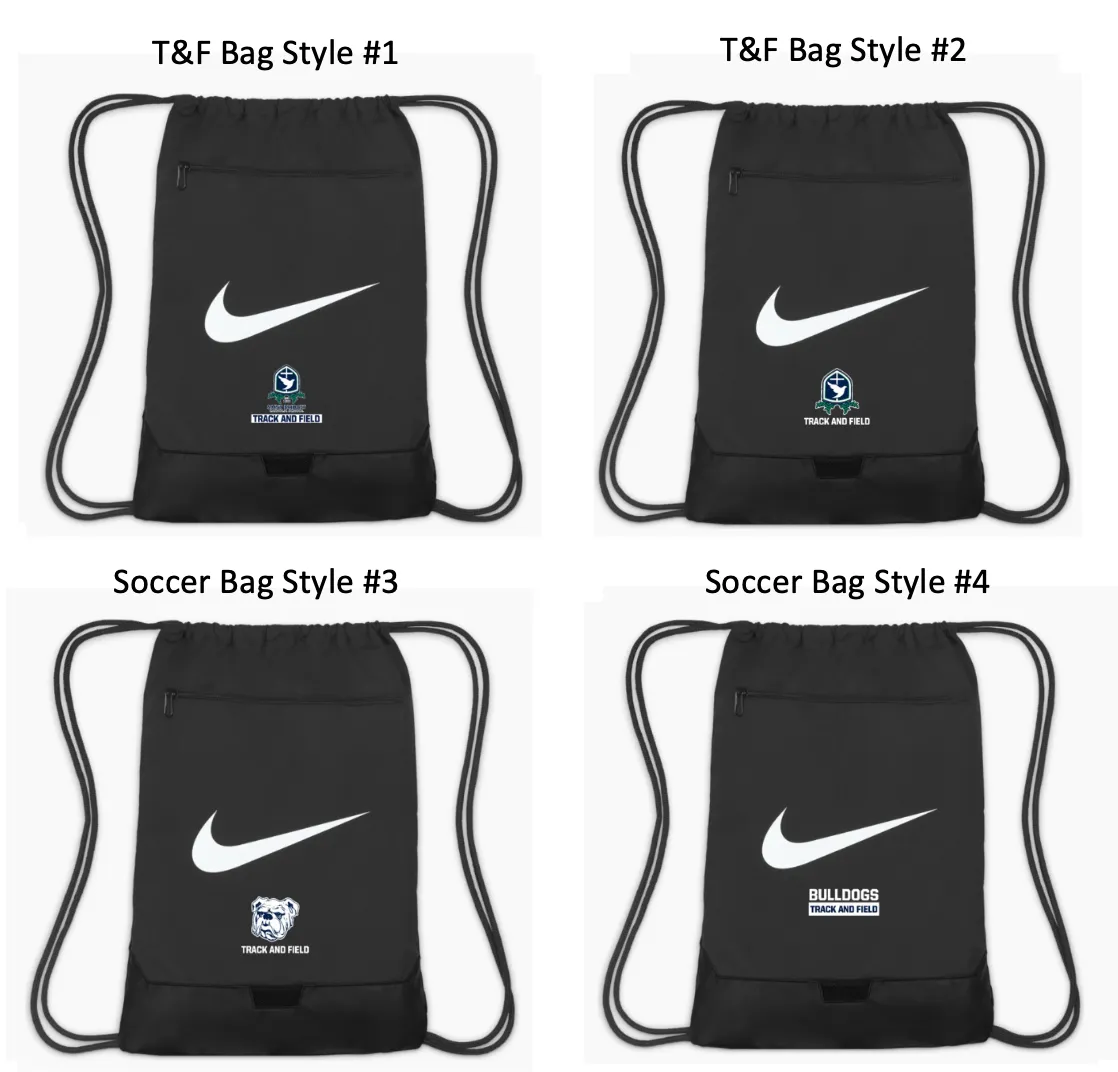 Saint Bridget Track & Field  - Nike Brasilia 9.5 Drawstring Bag