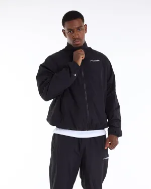 Saxton Track Jacket - Black