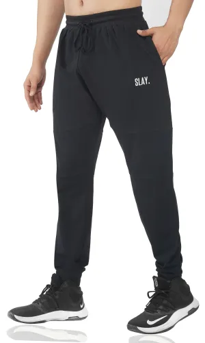 SLAY. Men's Black Joggers