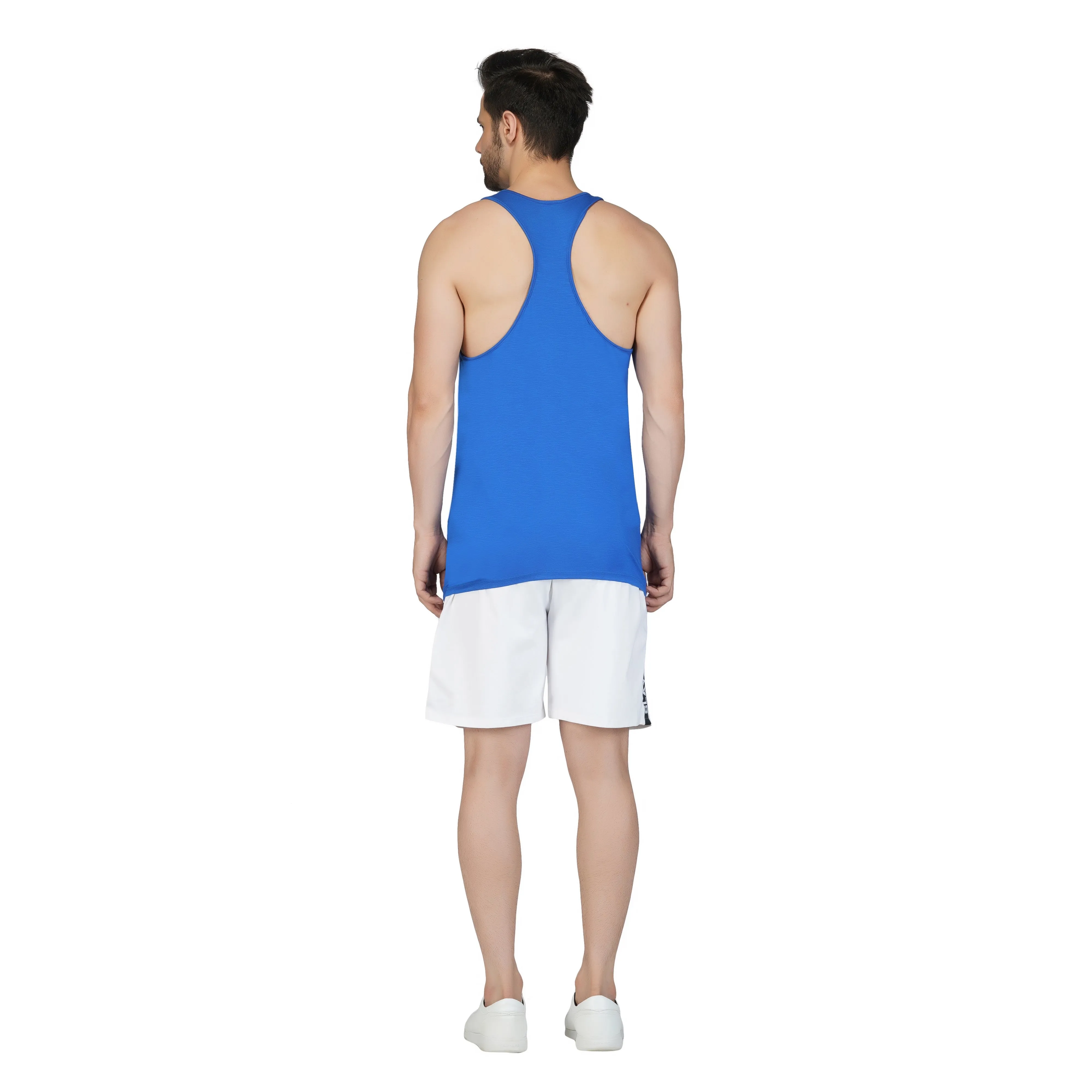 SLAY. Men's Blue Gym Vest