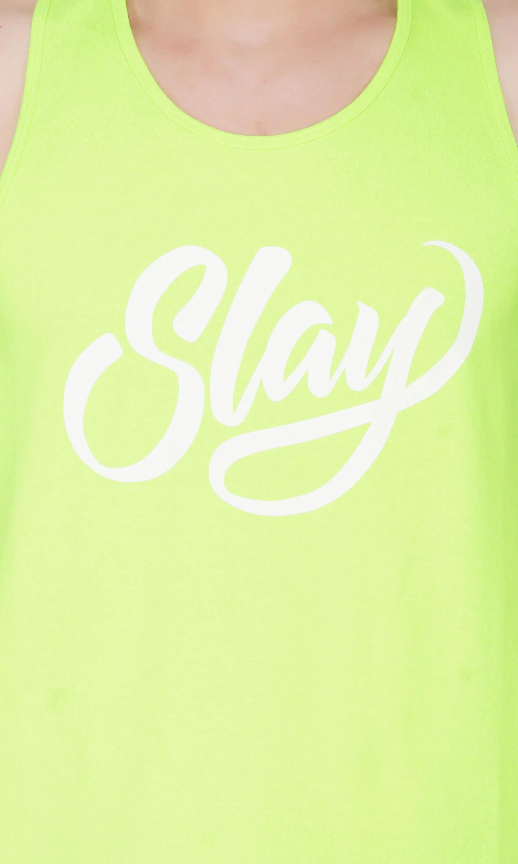 SLAY. Men's Neon Green Vest