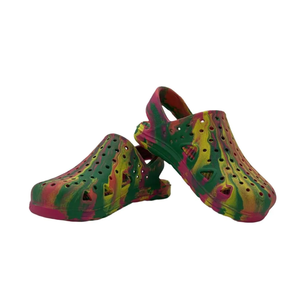 Slide On Water Shoes / Tie Dye