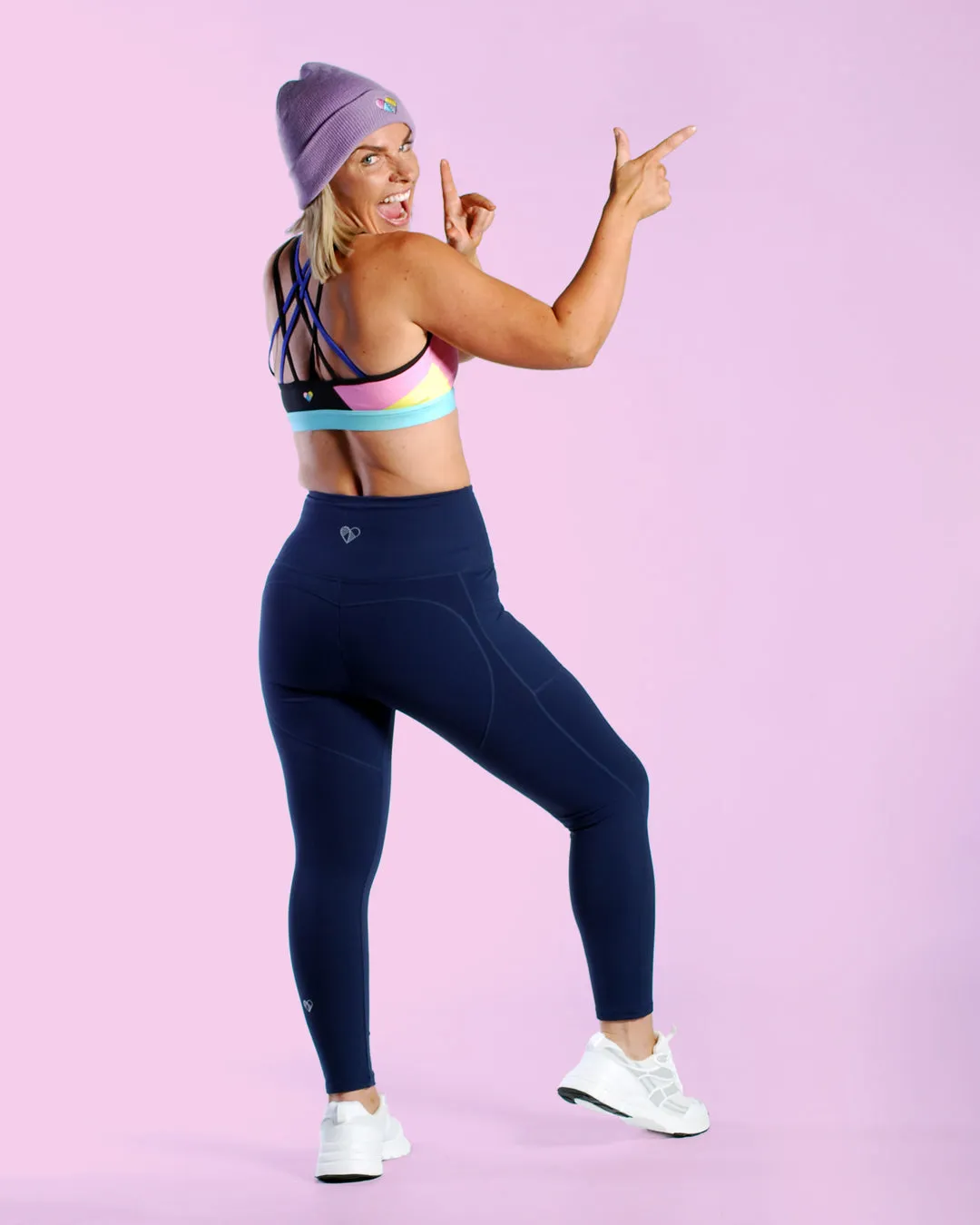 Soft Touch Sculpting Hold 7/8 Leggings Navy